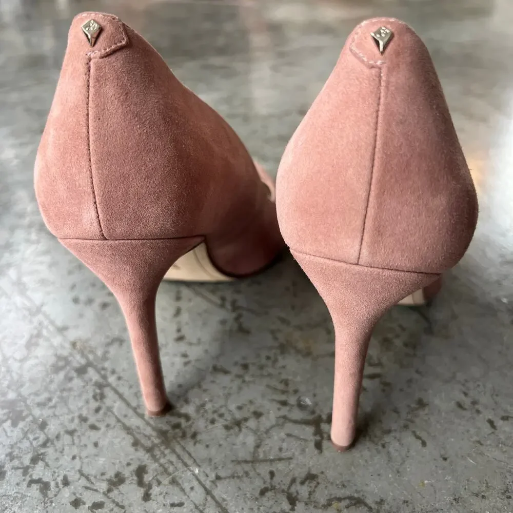 Sam Edelman Hazel Pointed Toe Pump in Mauve Suede - Size 8.5 - Picture 10 of 10